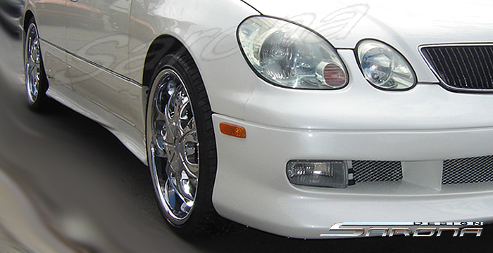 Custom Lexus GS300/400 Side Skirts  Sedan (1998 - 2005) - $490.00 (Part #LX-002-SS)